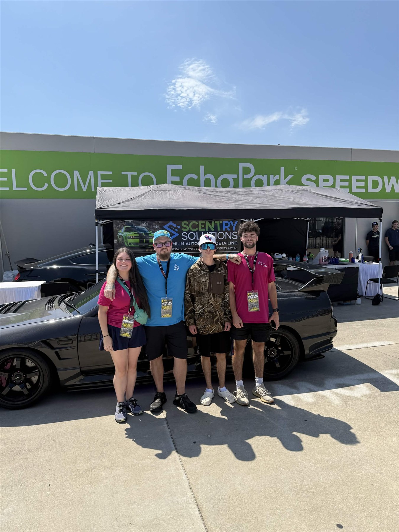 Josh and family representing Scentry Solutions at the 2025 NOPI Nationals