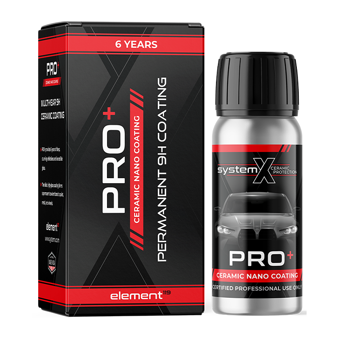 System X Pro Plus ceramic coating container and packaging